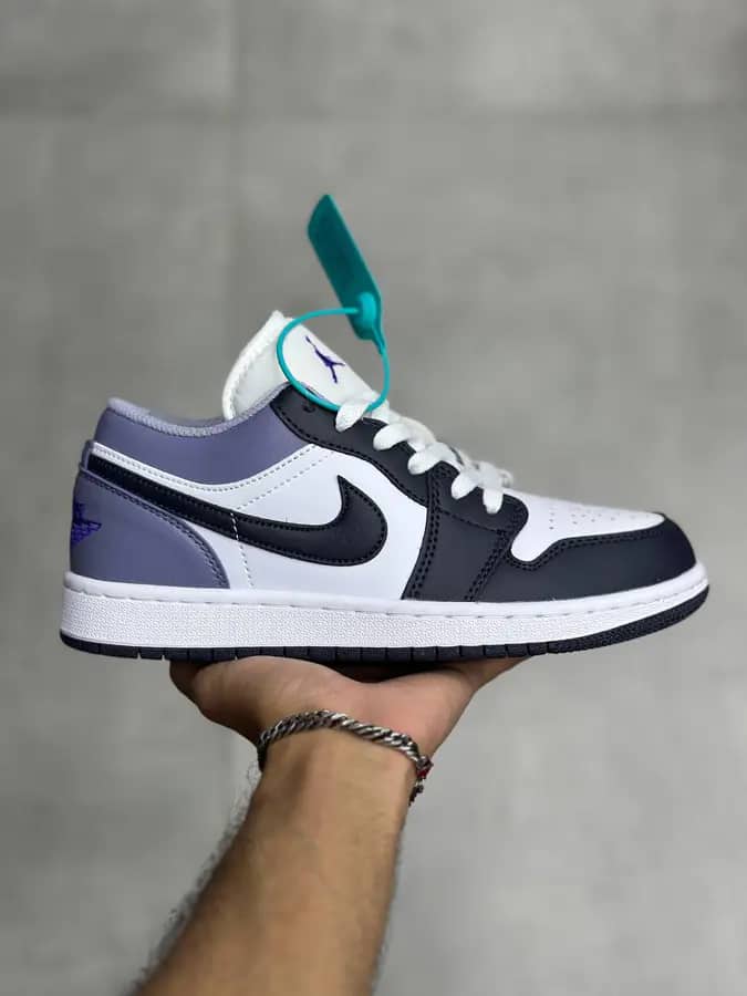 نایک جردن ۱ بدون ساق بنفش کامت Nike Jordan 1 Low Purple Comet