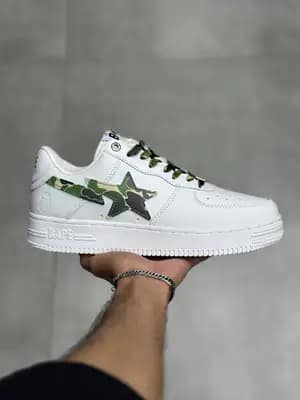 بیپ استا چریکی سبز Bape Sta Abc Camo Green
