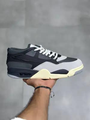 جردن ۴ آر ام آیرون گری رپلیکا Jordan 4 RM Iron Grey Replica